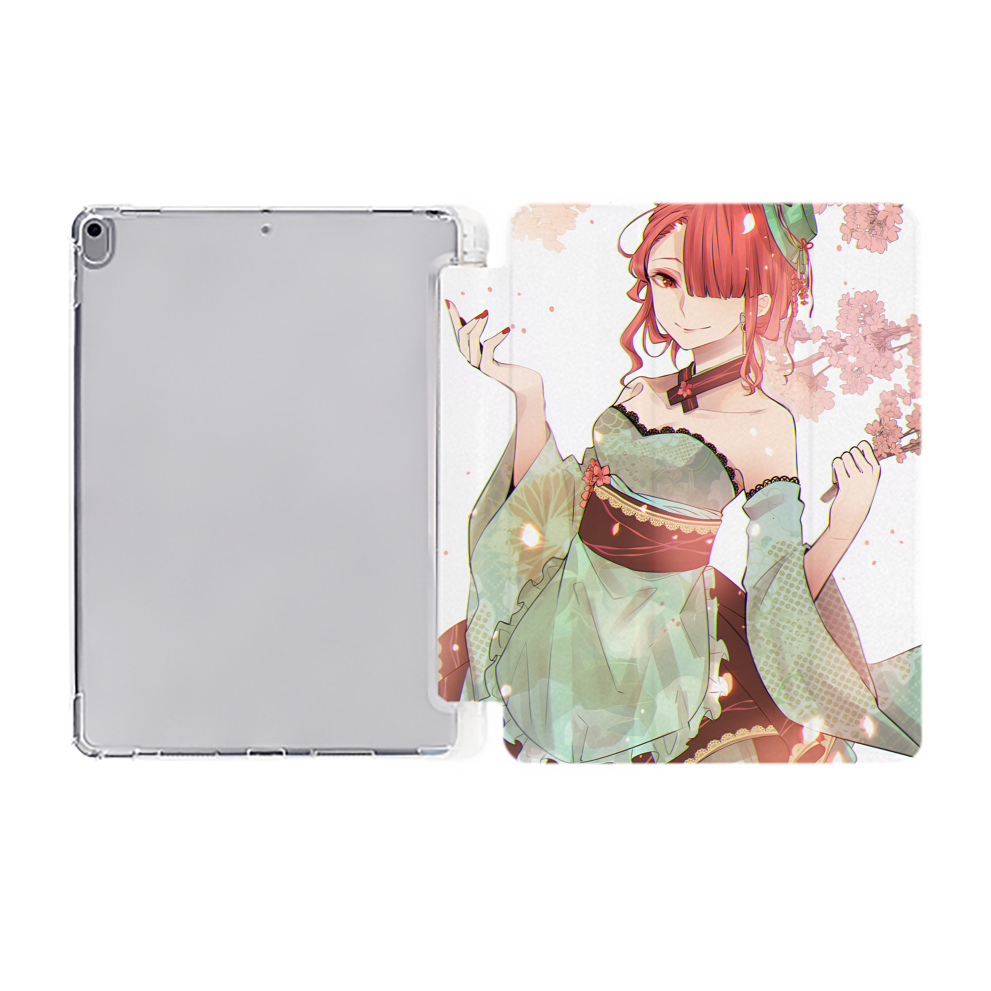 （画像用） 文豪ストレイドッグス Bungo Stray Dogs IPad ケース ペン収納付き 三つ折りスタンド PUレザー×シリコン 対応機種9.5/10.5/10.9インチ